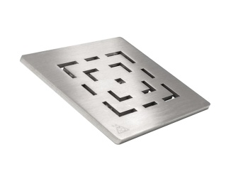 Technická sanita –  Chuděj ND-Mřížka nerez pro nástavec 100 × 100 mm Labyrinth