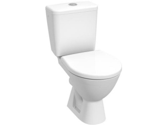 WC kombi –  JIKA Kombi klozet Lyra Plus s nádržkou, vodorovný odpad, boční napouštění, bílý,  H8263860002413