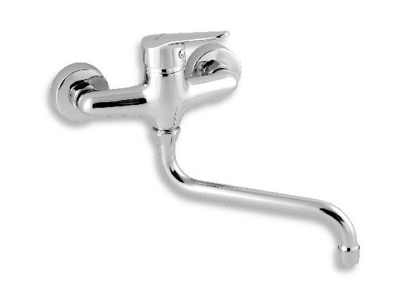 Novaservis Dřezová umyvadlová baterie TITANIA IRIS, 150 mm, chrom, nástěnná, s příslušenstvím,  94470/T,0