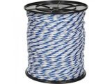 Scobax Lano pro elektrický ohradník, průměr 6 mm, modro-bílé