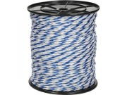 Scobax Lano pro elektrický ohradník, průměr 6 mm, modro-bílé