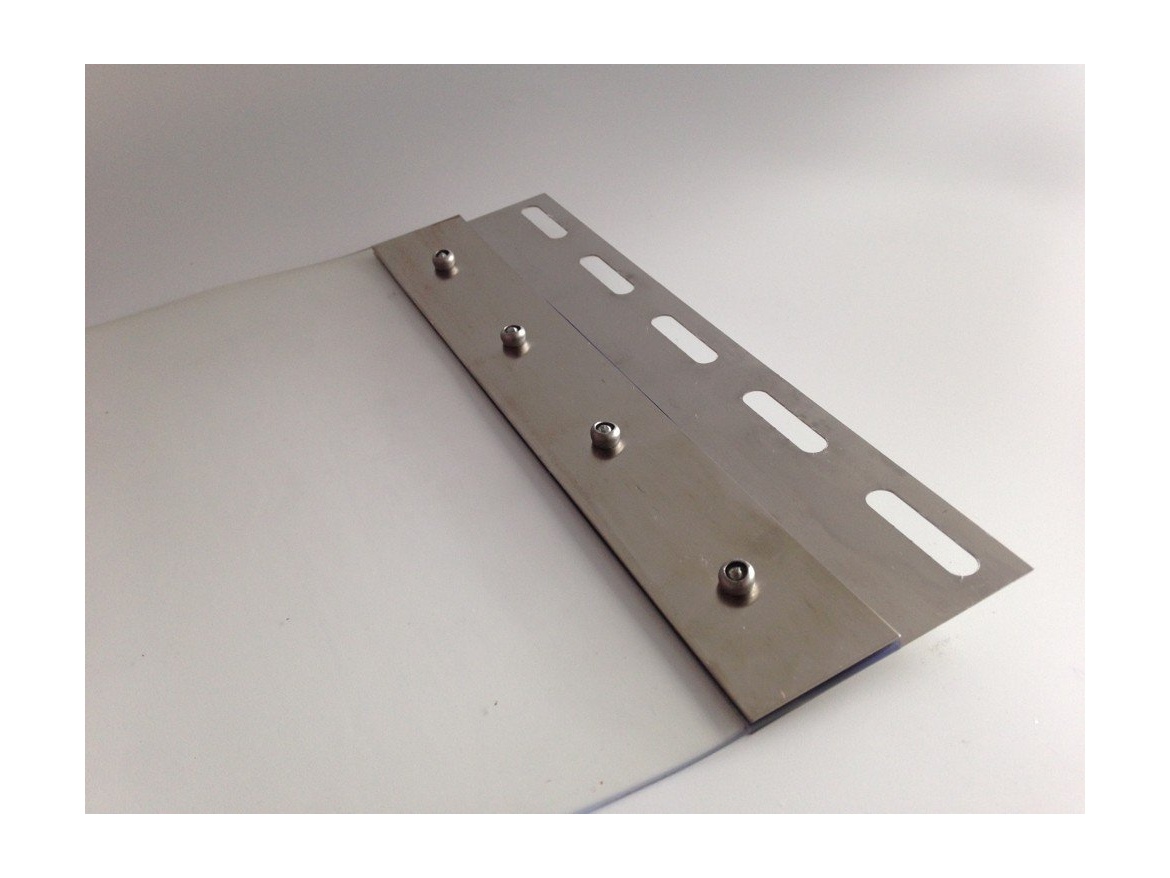 Uchycovací dvojplech nerez 200 mm T-plastics Uchycovací dvojplech 200mm, nerez