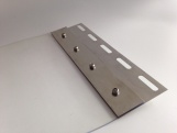 Uchycovací dvojplech nerez 200 mm T-plastics Uchycovací dvojplech 200mm, nerez