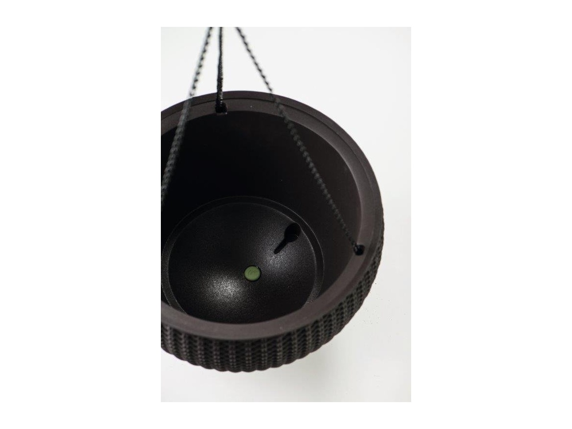 Keter Květináč  Hanging Sphere whiskey hnědý