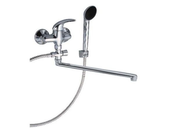 Novaservis Umyvadlová paneláková baterie Metalia 55 100 mm, chrom, nástěnná, s příslušenstvím,  55073,0