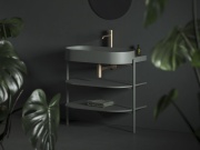 Ravak Konštrukcia pod umývadlo CS Yard 60, Smoke Grey