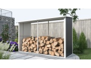 G21 Přístřešek na dřevo  WOH 682 - 302 x 119 cm, antracitový