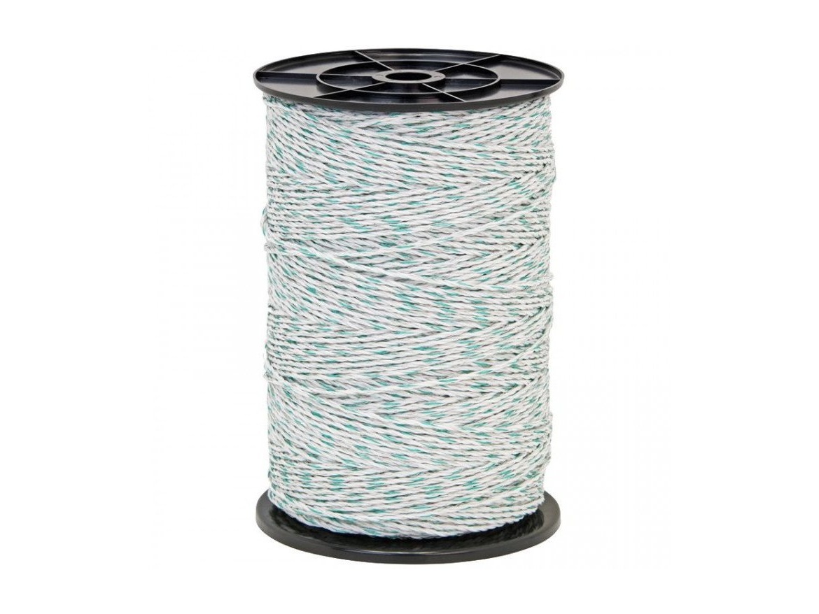 Scobax Lanko pro elektrický ohradník, průměr 3 mm, 400 m, zeleno-bílé