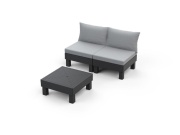 Keter Zahradní nábytek  Elements balkónový modulární set grafitový