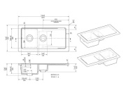 Kuchyňské dřezy Reginox Modena 1000.10