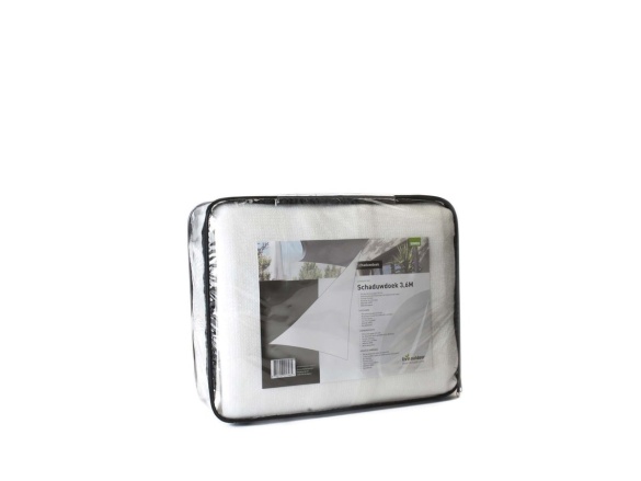 Stínící plachta LIVIGNO trojúhelníková béžová 3,6x3,6x3,6m