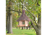 Scobax Dřevěné ptačí krmítko Sweet home