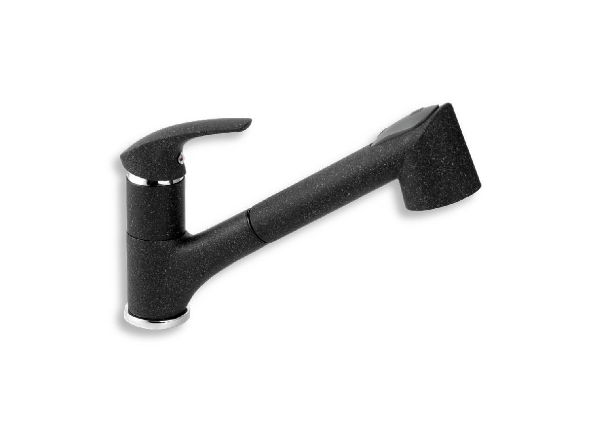 Novaservis Dřezová baterie Metalia 57, granit/černý, stojánková,  57081,GRB