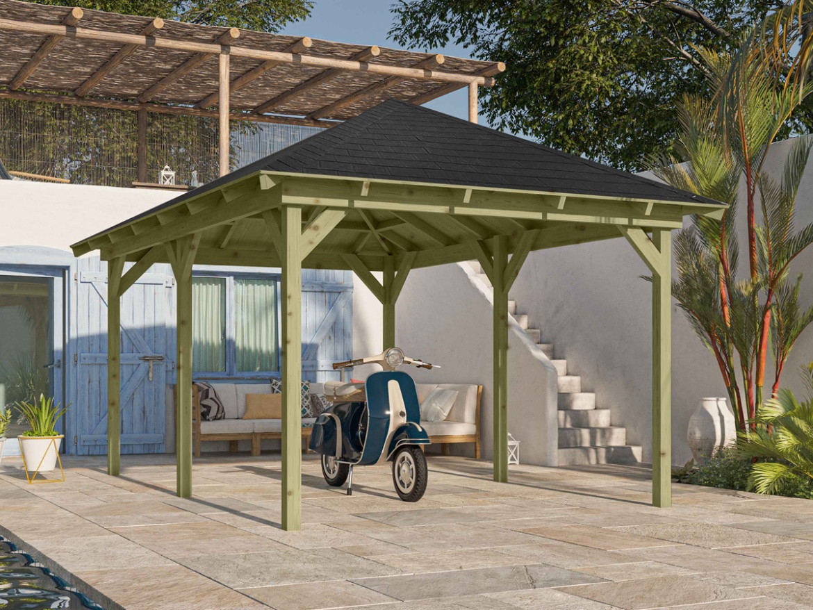 Záhradný altánok Karibu Perida Plus