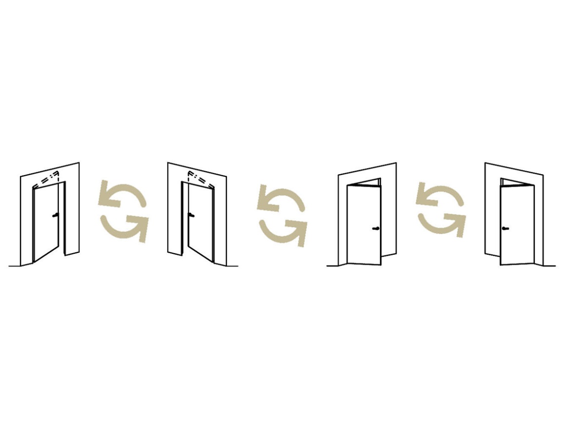 Skryté zárubne Ermetika XREVERx Standard (s dveřmi)