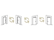 Skryté zárubne Ermetika XREVERx Standard (s dveřmi)