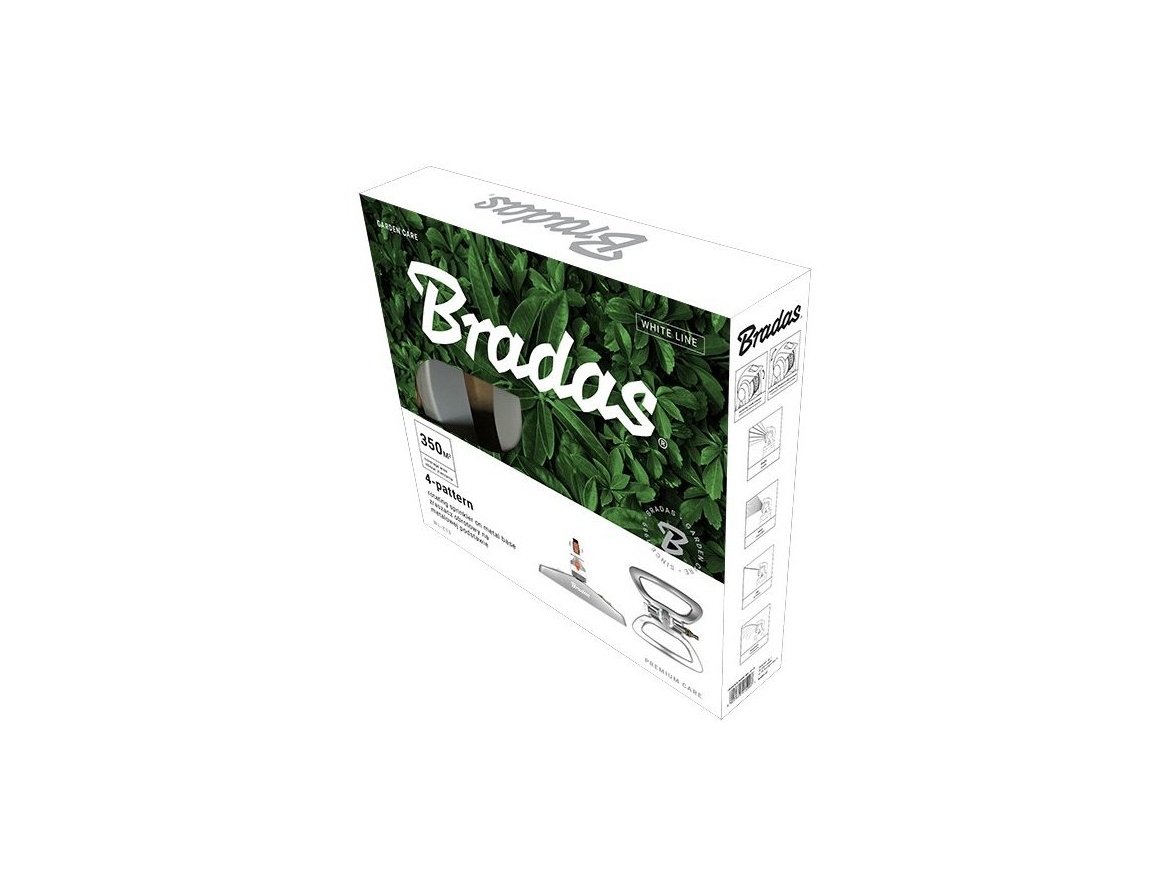 Bradas Zahradní otočný postřikovač WHITE LINE - 4 funkční
