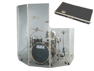 Polikarbonát –  T-plastics Akustická stěna  MAXI s kufrem