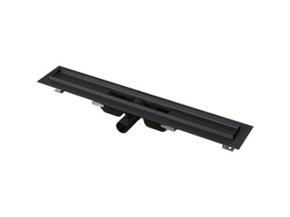 Sprchové – Alcadrain Sprchový odtokový žlab APZ101BLACK 650 mm,