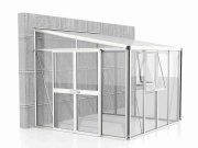 Skleník k stene Vitavia Athena