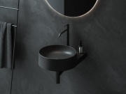 Ravak Umyvadlo Yard 40, s otvorem pro baterii, bez přepadu, Grey Green