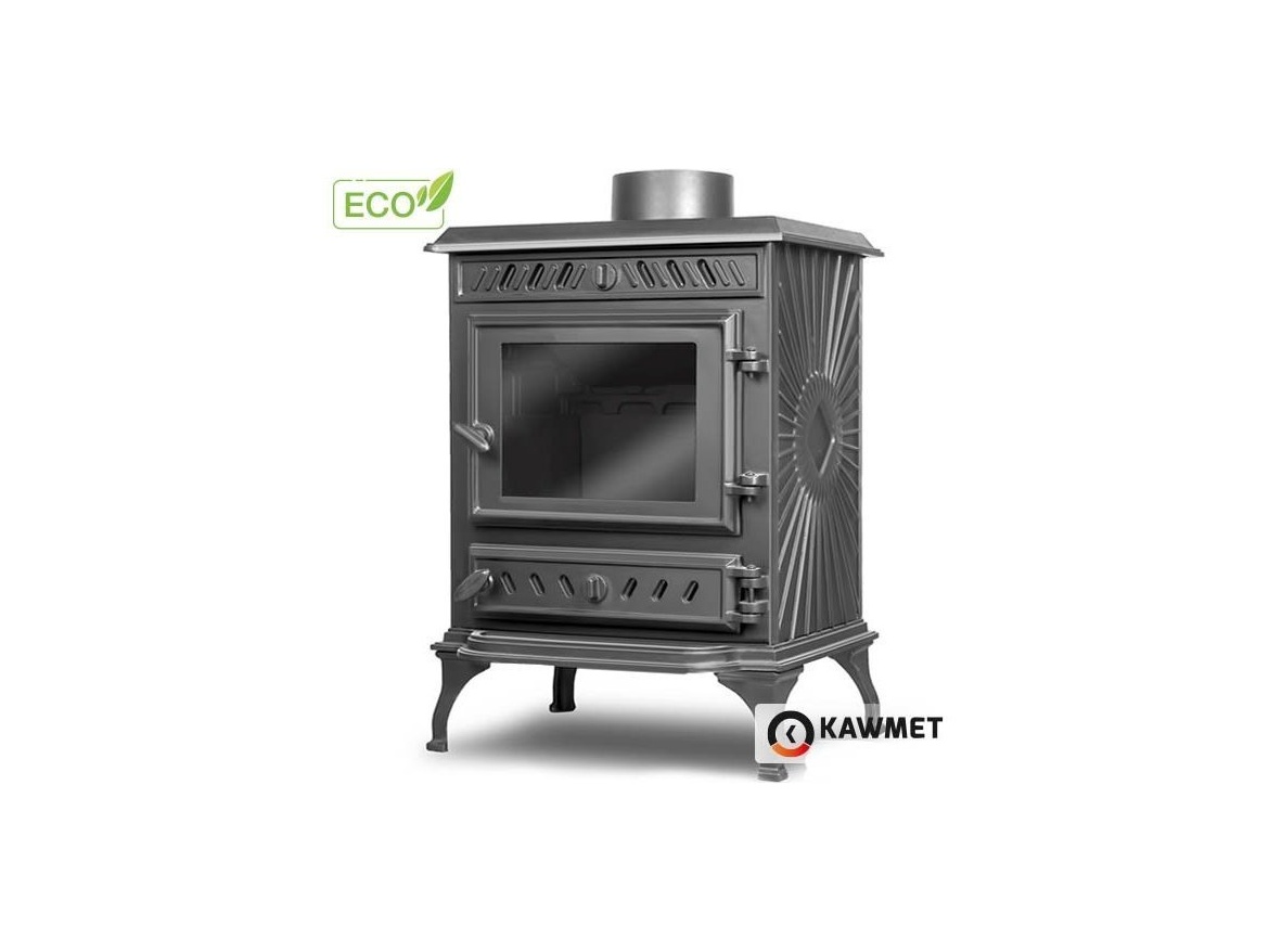Litinová krbová kamna Kawmet P3 - 7,4 kW ECO