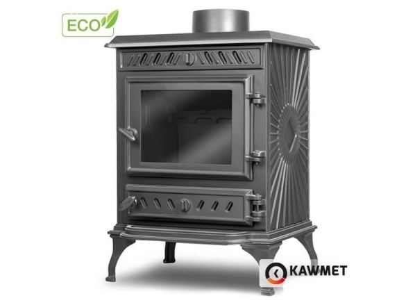 Litinová krbová kamna Kawmet P3 - 7,4 kW ECO