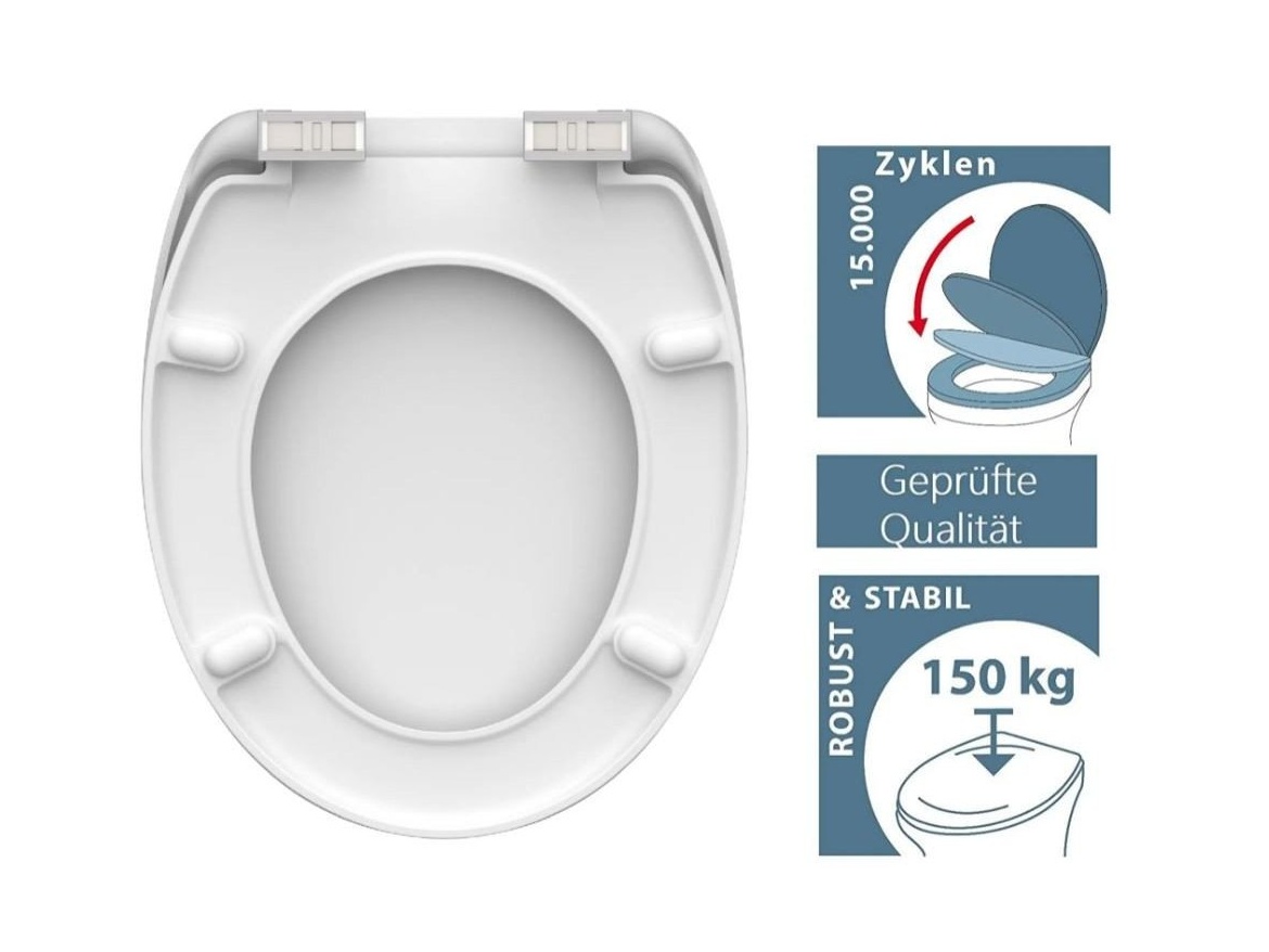 WC sedátka, záchodová prkna Schütte FLOWERS&WOOD | Duroplast, Soft Close
