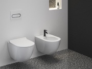 Ravak EL 056.20GB Bidetová batéria 130 mm bez odtokovej armatúry, Graphite Brushed