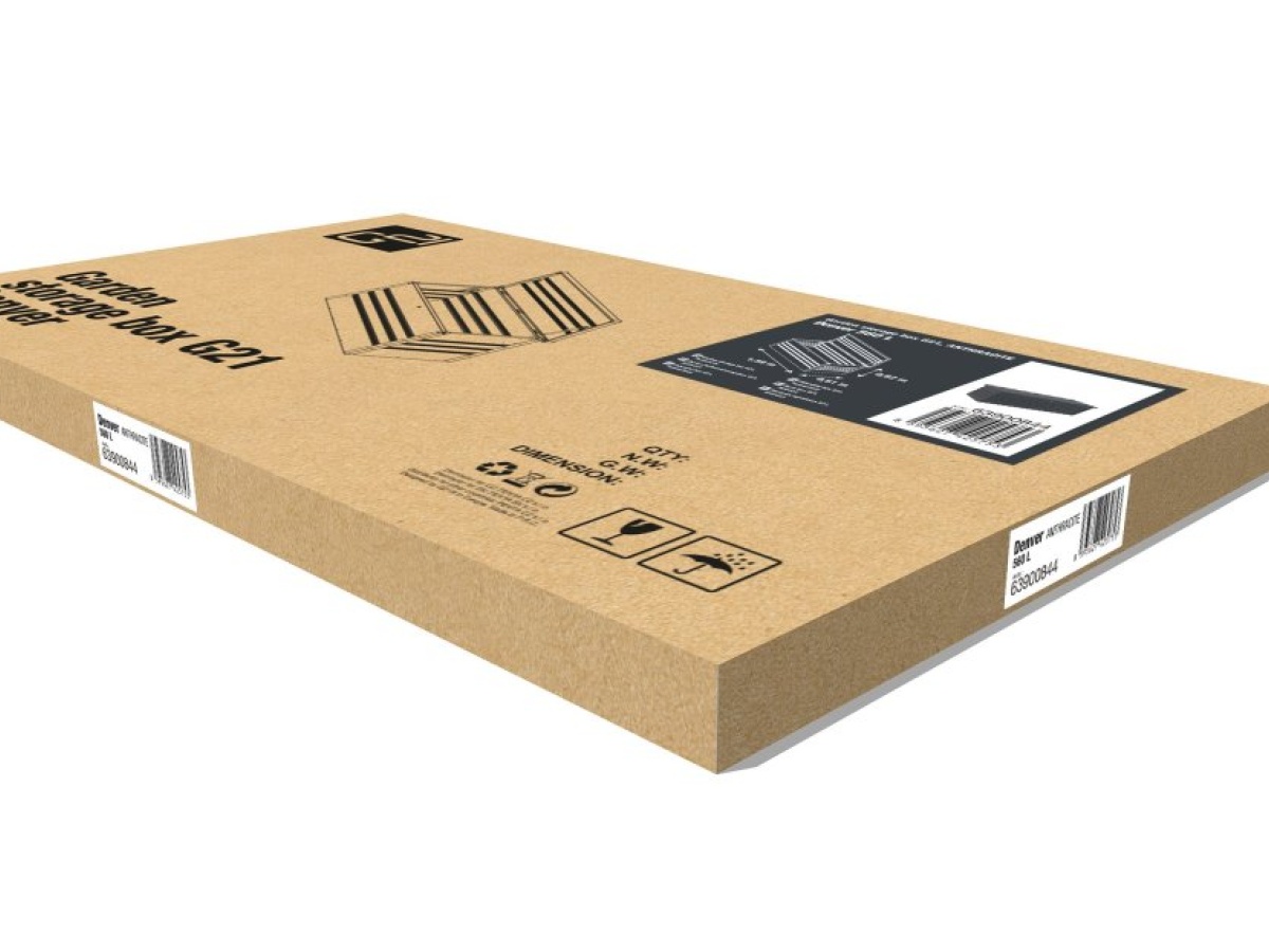 G21 Zahradní box  Denver 560 L, antracitový plechový