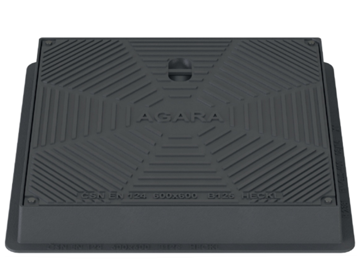 Hranatý poklop Heckl Agara