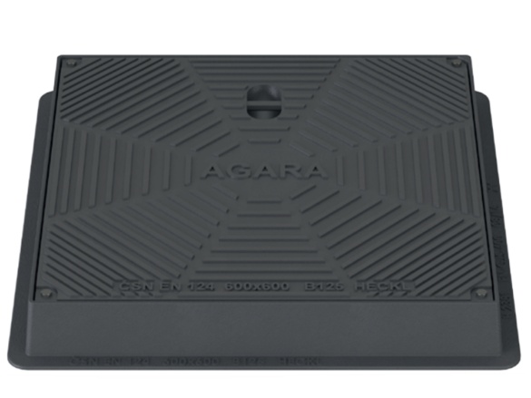 Hranatý poklop Heckl Agara