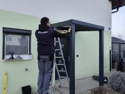 Pergolák, télikertek és előtetők telepítése