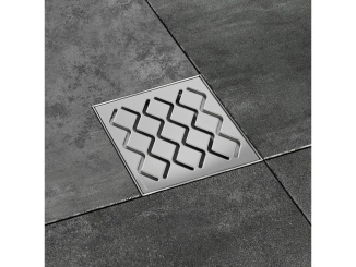 Ostatní –  Ravak Podlahová vpusť SN501 10,5x10,5, plast s nerez mřížkou