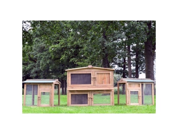 Dřevěná králíkárna Scobax Zigi