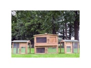 Scobax Dřevěná králíkárna SUŠICE, 2480x520x900 mm