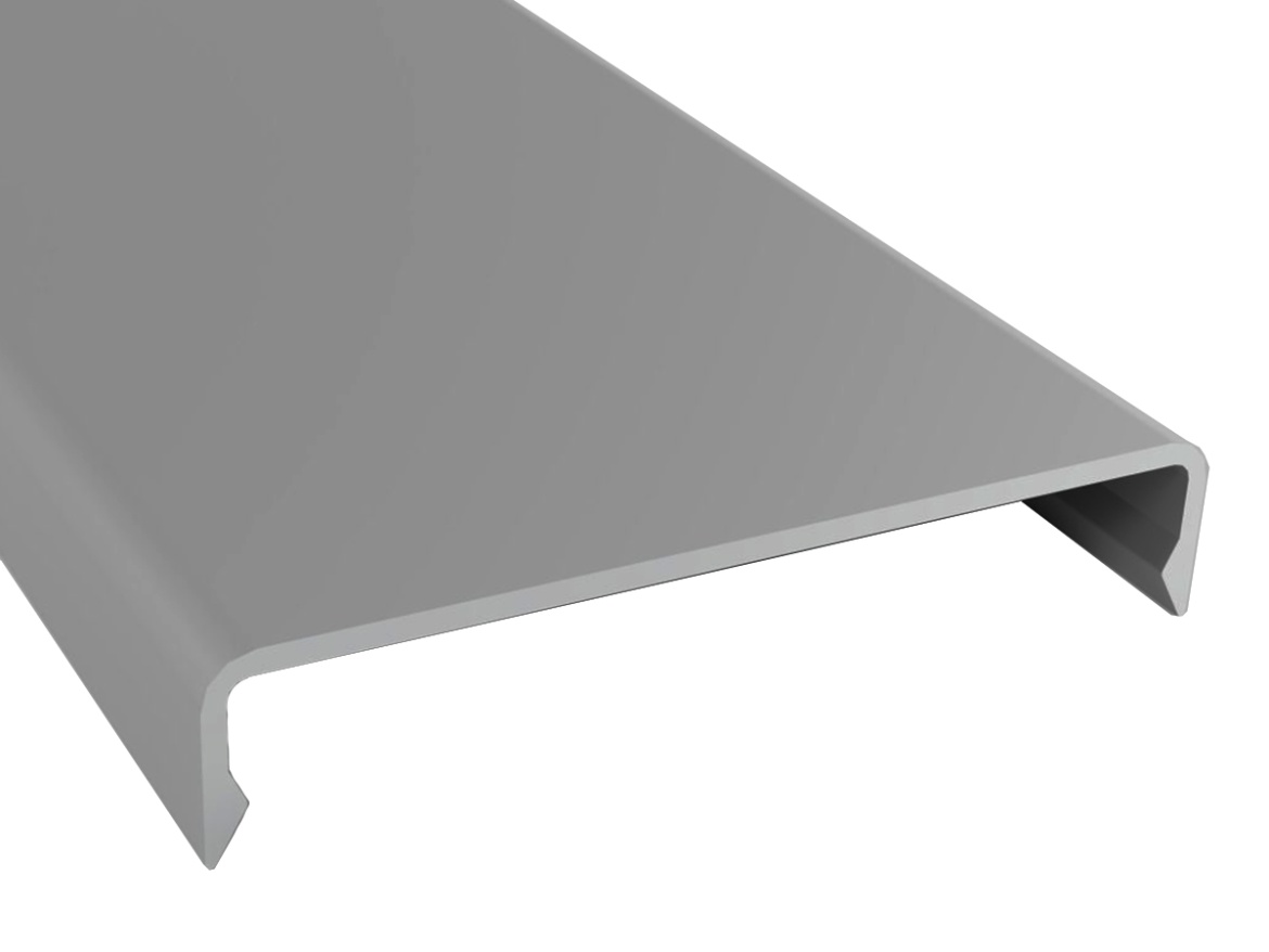 Zaklapávacia krycia lišta Covestro ALU-Low (horní část)