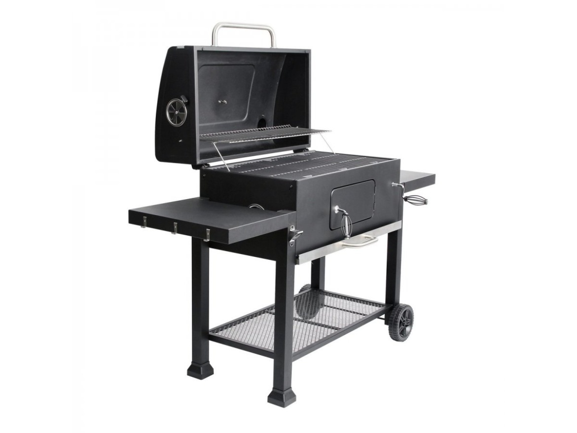 Gril na dřevěné uhlí XXL  PRO Riwall PRO RCG 80