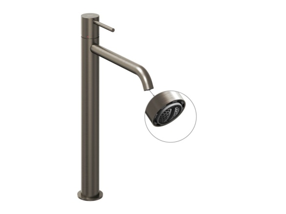 Ravak ES 015.20BLM Umyvadlová stojánková baterie 340 mm bez výpusti, Black Matt