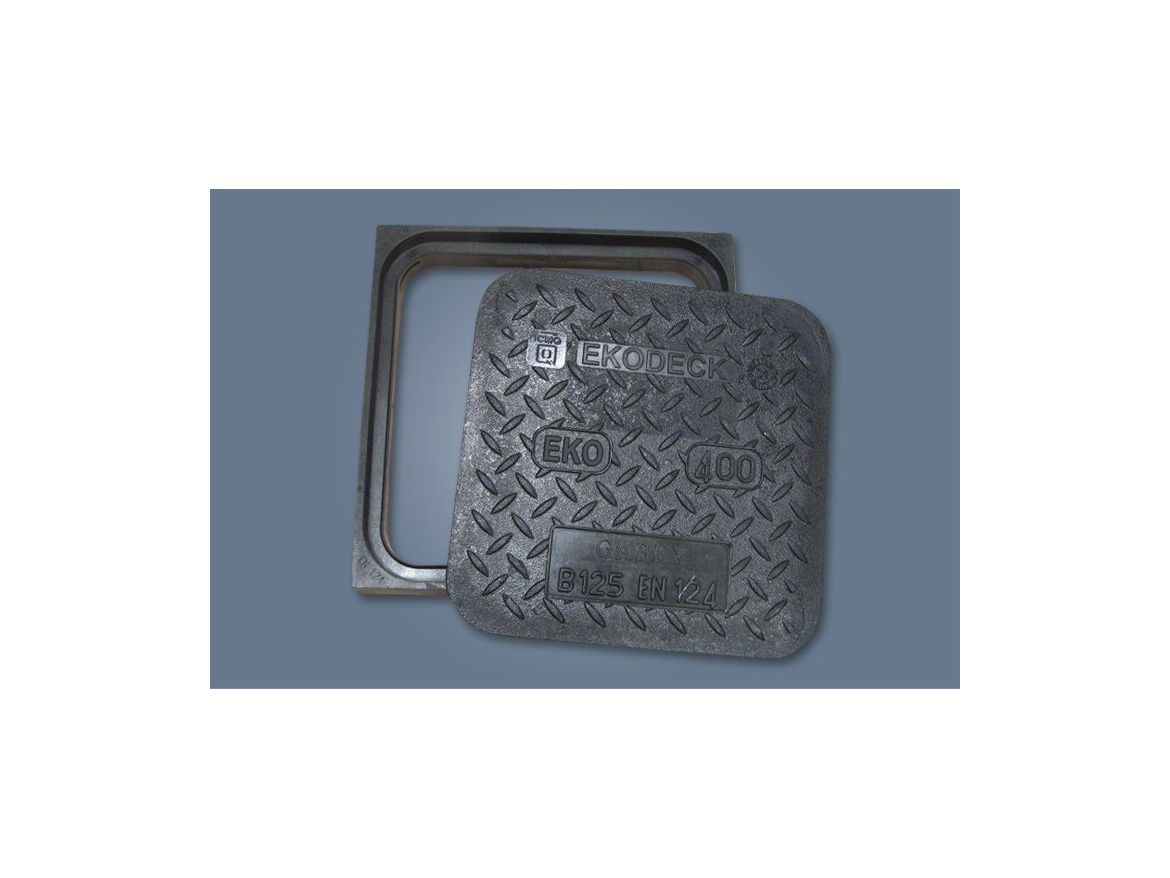 Hranatý poklop Gabex Ekodeck