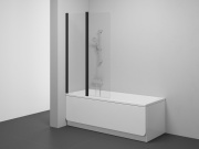 Ravak CVS2 100 L, černá+transparent