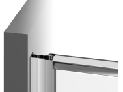 Ravak NPSS 100, bílá matná+transparent