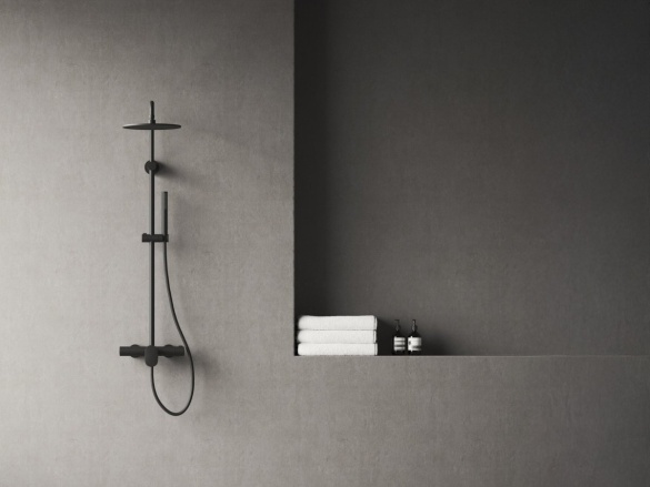 Ravak SG 098.10WHM Sprchový sloup netermostatický, posuvný, se sprchovým setem, bílá matná