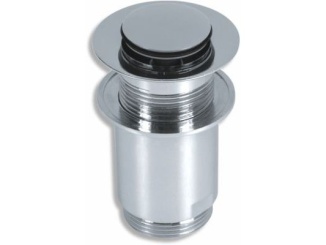 Lefolyók és dugók –  Novaservis Umyvadlová výpusť Luxus 5/4", chrom, click-clack, malá zátka,  37,0