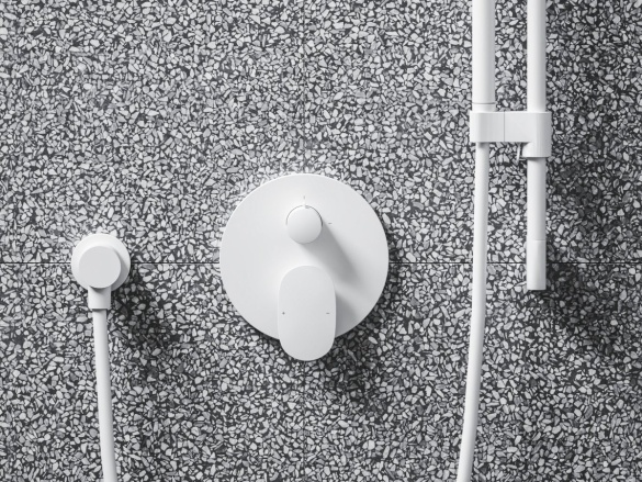 Ravak SG 065.10WHM.O2.RB072 Podomítková baterie 2-cestná bez tělesa, bílá matná