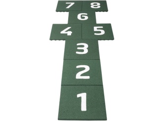 Gumová –  Skákací panák zelená 50 x 50 cm