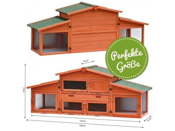 Dřevěná králíkárna Scobax Felix