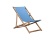 Fortus Zahradní lehátko klasik - světle modré