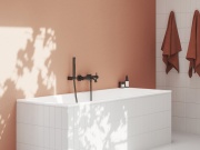 Ravak 611.20BLM Držák sprchy, polohovatelný, černá matná