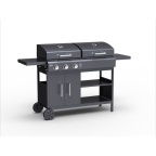 Hybridní gril na plyn i dřevěné uhlí Activa Combo III